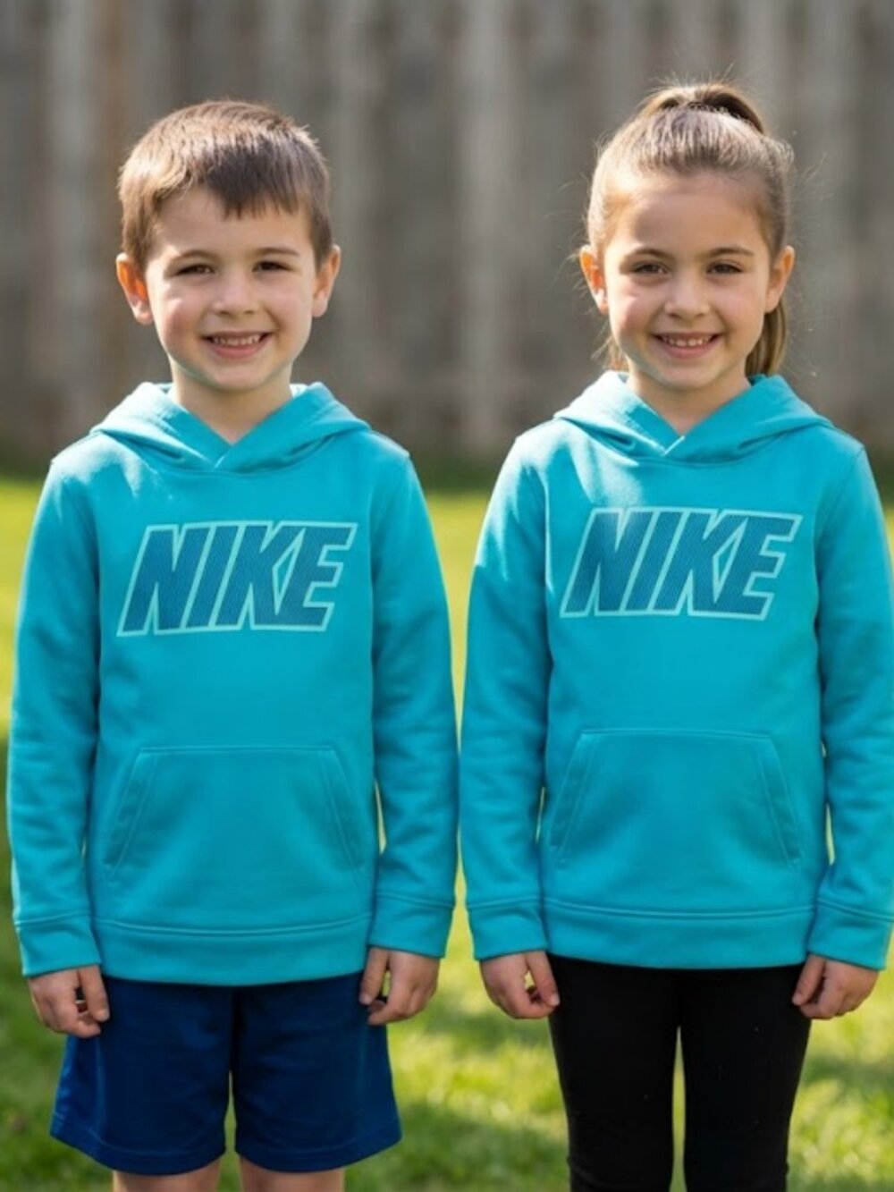 NWT Nike Therma Dri-FIT Hoodie Chlorine Blue - Kids Size 6